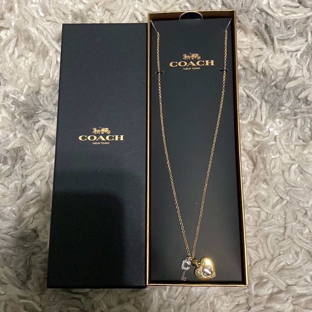Coach Heart Necklace